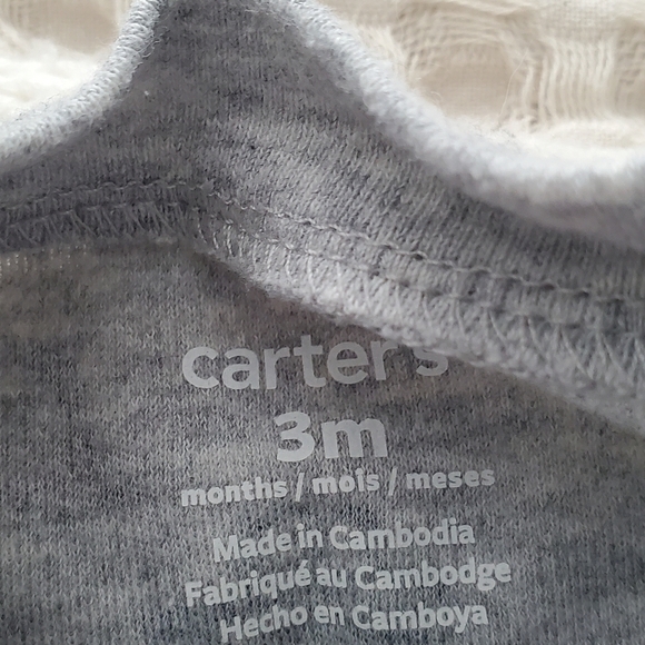 Blue and Gray Baby Onesies Set - Picture 4 of 4